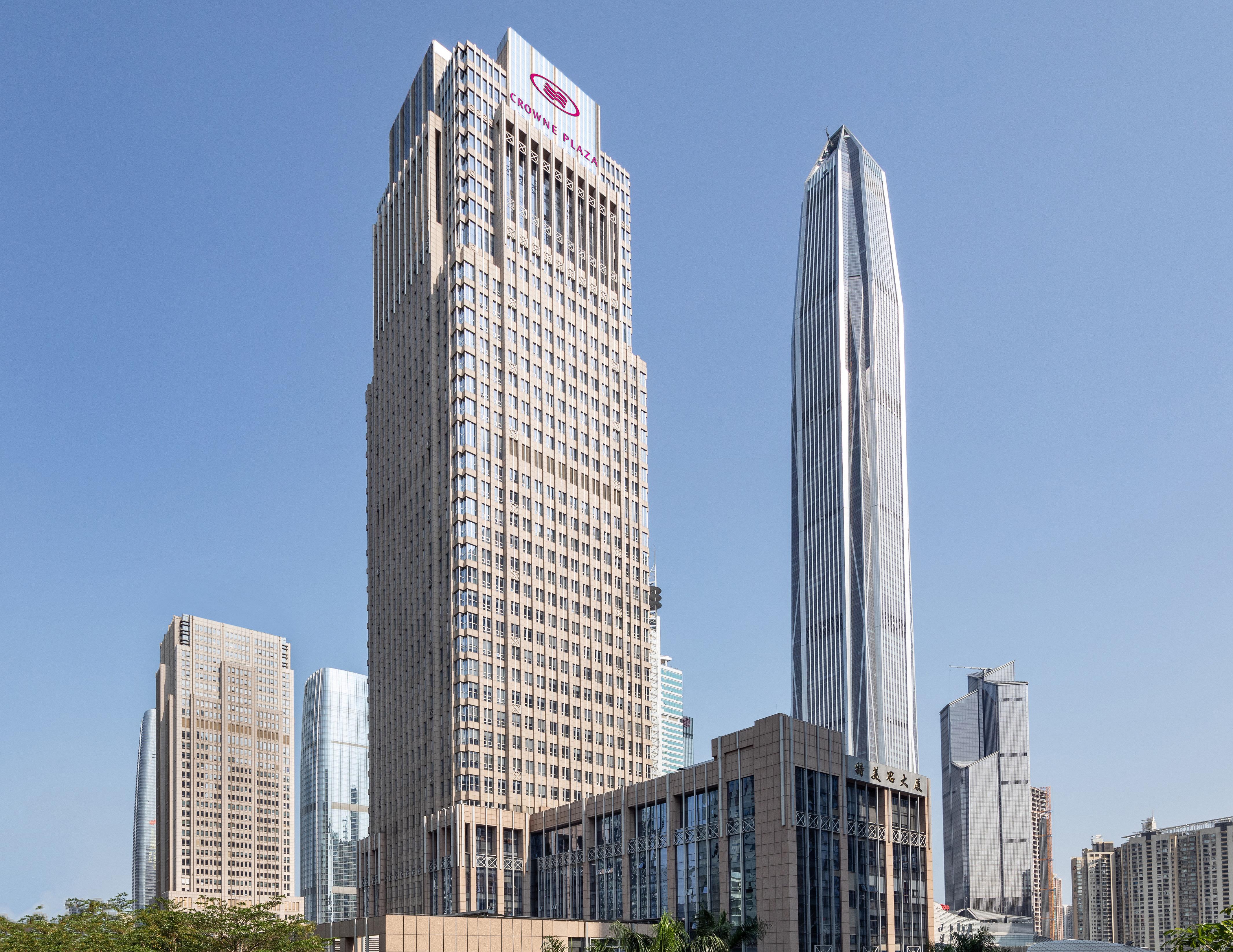 Crowne Plaza Shenzhen Futian, Near To Shenzhen Convention&Exhibition Centre, Shenzhen Stock Exchange And Shenzhen Civic Center, Outdoor Heated Pool Exterior photo